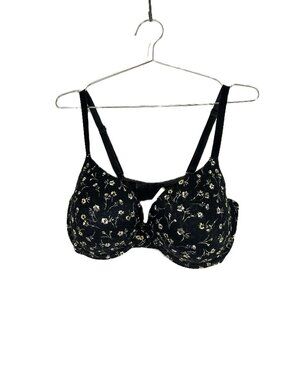 Pink by Victoria's Secret Where Everywhere Pushup Bra 38DD Floral Lace
